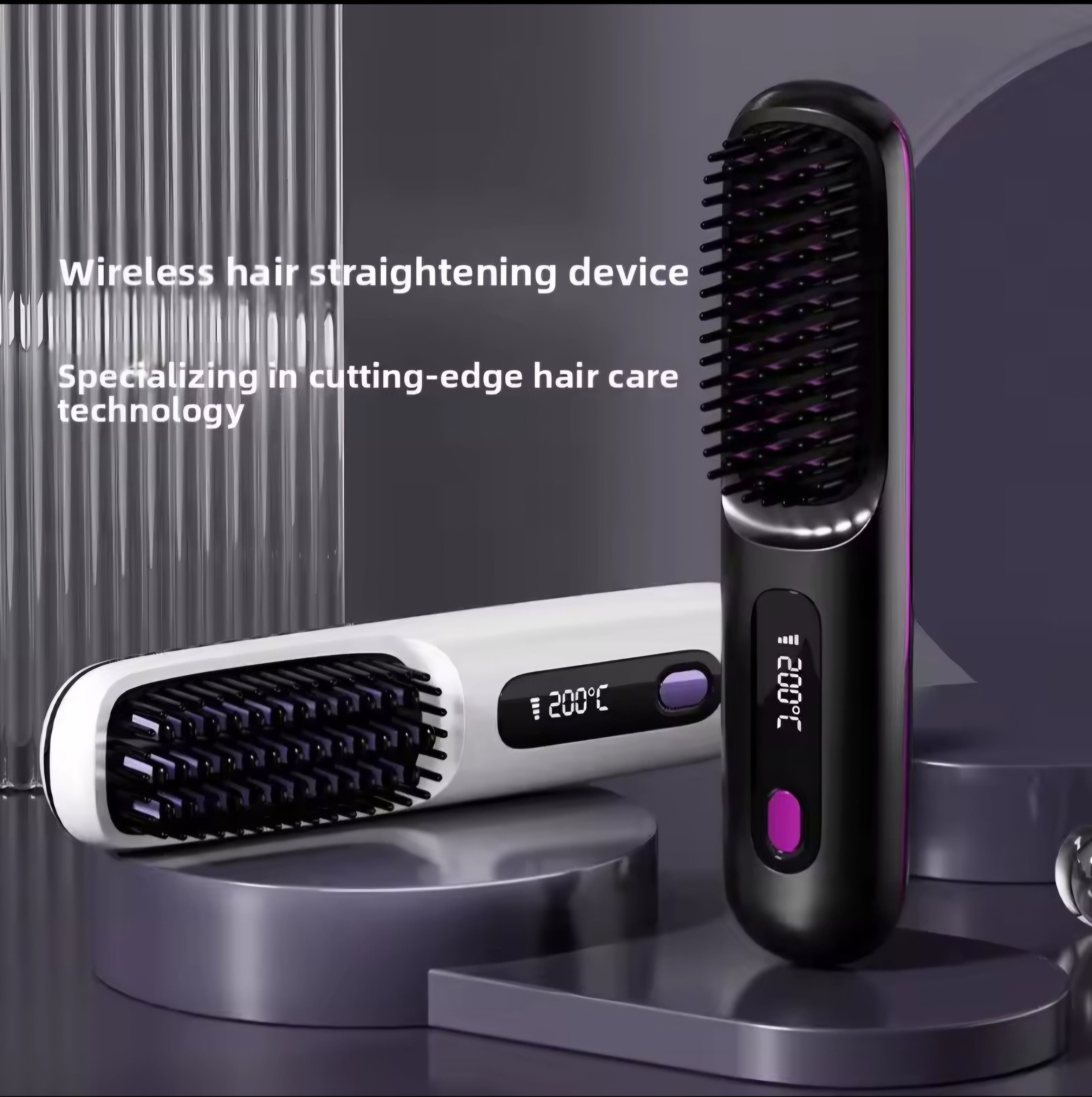 Frizya Ion — Brosse Lissante Sans Fil